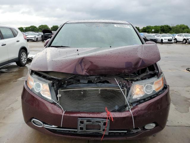 5FNRL5H96FB077688 - 2015 HONDA ODYSSEY TOURING MAROON photo 5