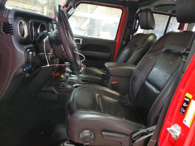1C4JJXP64MW786392 - 2021 JEEP WRANGLER U SAHARA 4XE RED photo 7