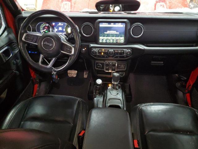 1C4JJXP64MW786392 - 2021 JEEP WRANGLER U SAHARA 4XE RED photo 8