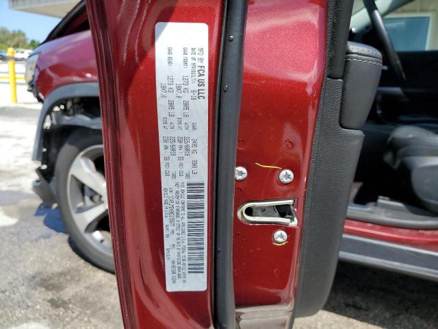 1C4PJMDN9KD235677 - 2019 JEEP CHEROKEE LIMITED წითელი ფოტო 13