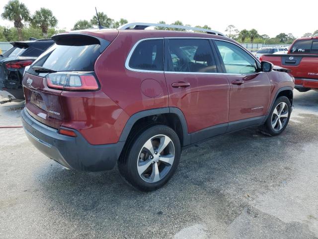 1C4PJMDN9KD235677 - 2019 JEEP CHEROKEE LIMITED წითელი ფოტო 3