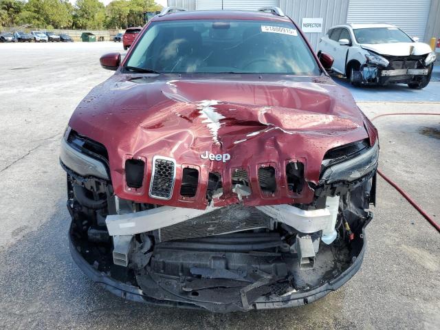 1C4PJMDN9KD235677 - 2019 JEEP CHEROKEE LIMITED წითელი ფოტო 5