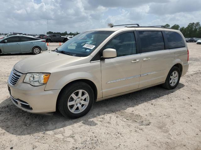 2C4RC1BG6DR525316 - 2013 CHRYSLER TOWN & COU TOURING 金色 照片 1