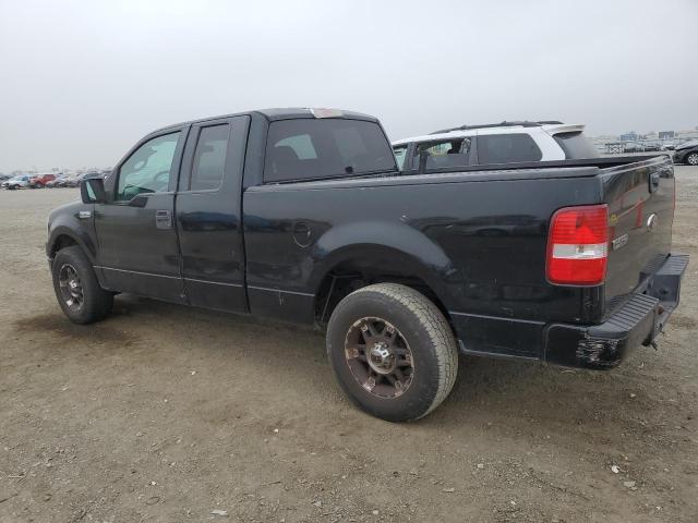 1FTRX12527KD43103 - 2007 FORD F150 BLACK photo 2