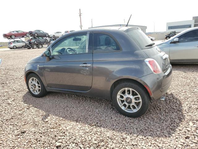 3C3CFFAR1ET209676 - 2014 FIAT 500 POP GRAY photo 2