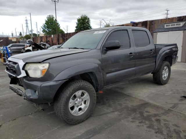 3TMJU4GN3FM184602 - 2015 TOYOTA TACOMA DOUBLE CAB PRERUNNER GRAY photo 1