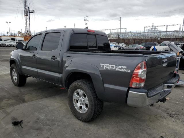 3TMJU4GN3FM184602 - 2015 TOYOTA TACOMA DOUBLE CAB PRERUNNER GRAY photo 2