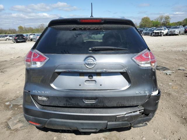 KNMAT2MV6GP714357 - 2016 NISSAN ROGUE S GRAY photo 6