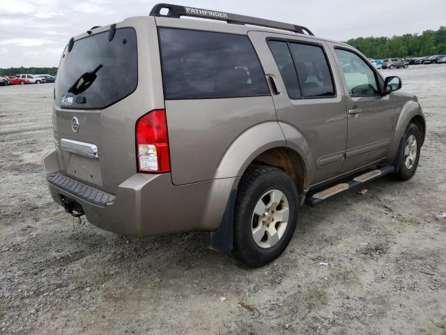 5N1AR18W47C635302 - 2007 NISSAN PATHFINDER LE 金色 照片 3