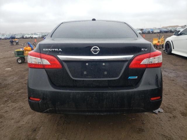 3N1AB7AP7EY297626 - 2014 NISSAN SENTRA S BLACK photo 6