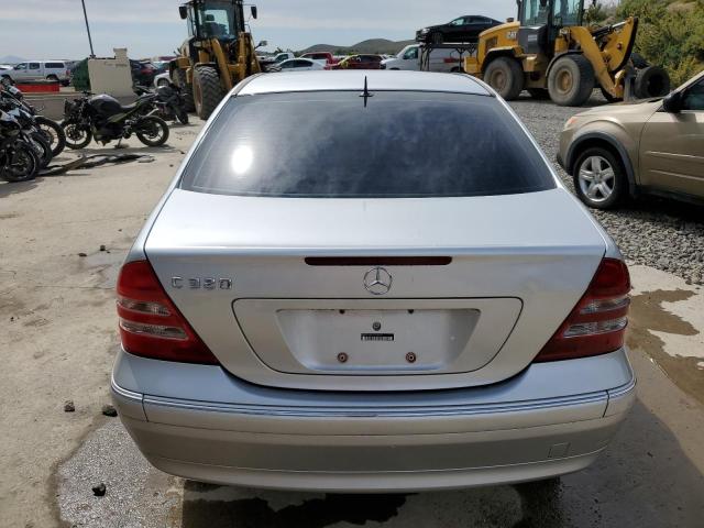 WDBRF64J21F066476 - 2001 MERCEDES-BENZ C320 320 SILVER photo 6