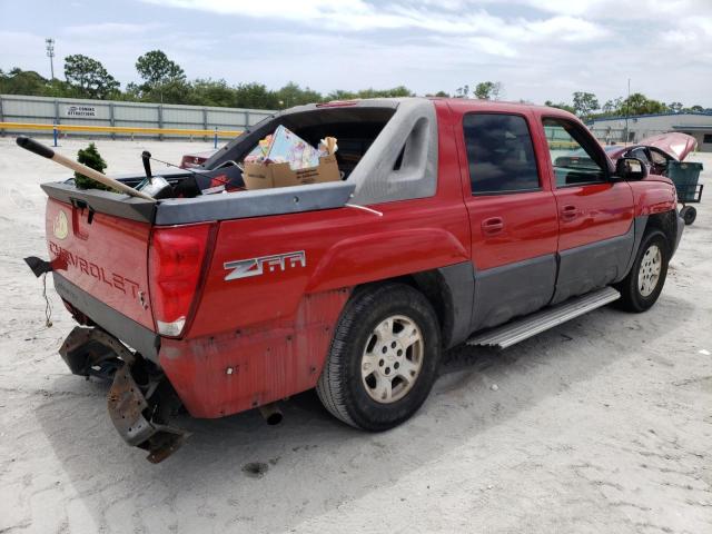 3GNEC13T03G155616 - 2003 CHEVROLET AVALANCHE C1500 RED photo 3