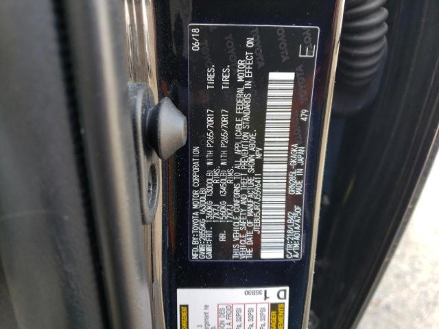 JTEBU5JR7J5596411 - 2018 TOYOTA 4RUNNER SR5/SR5 PREMIUM 黑色 照片 12