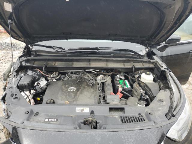 5TDGZRBH3MS126805 - 2021 TOYOTA HIGHLANDER XLE BLACK photo 12