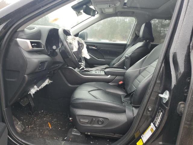 5TDGZRBH3MS126805 - 2021 TOYOTA HIGHLANDER XLE BLACK photo 7