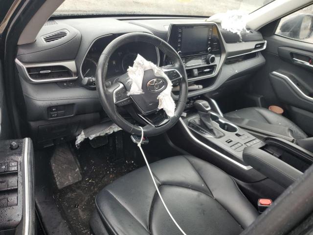 5TDGZRBH3MS126805 - 2021 TOYOTA HIGHLANDER XLE BLACK photo 8
