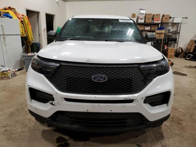 1FM5K8AW8LGB68431 - 2020 FORD EXPLORER POLICE INTERCEPTOR თეთრი ფოტო 5