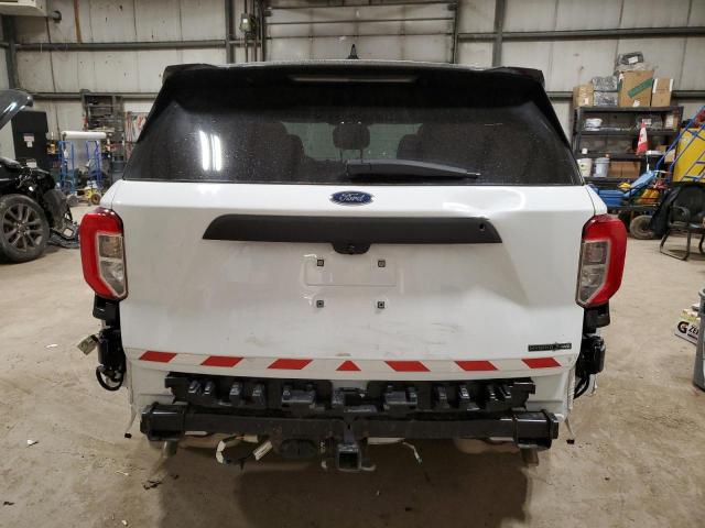 1FM5K8AW8LGB68431 - 2020 FORD EXPLORER POLICE INTERCEPTOR თეთრი ფოტო 6