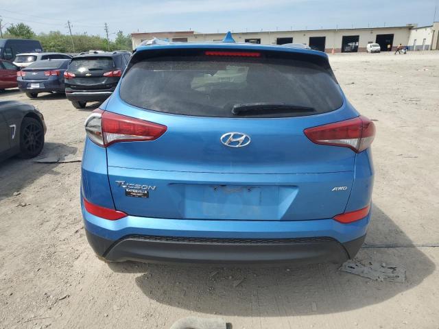 KM8J3CA49JU599534 - 2018 HYUNDAI TUCSON SEL BLUE photo 6