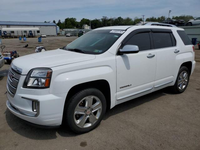 2GKFLVEK5G6211371 - 2016 GMC TERRAIN DENALI WHITE photo 1