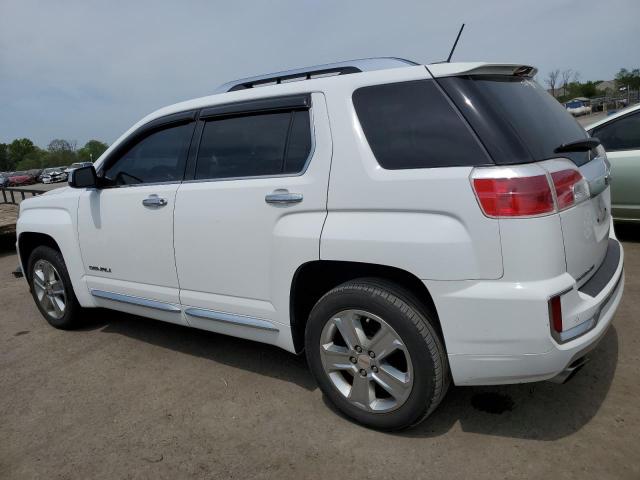 2GKFLVEK5G6211371 - 2016 GMC TERRAIN DENALI WHITE photo 2