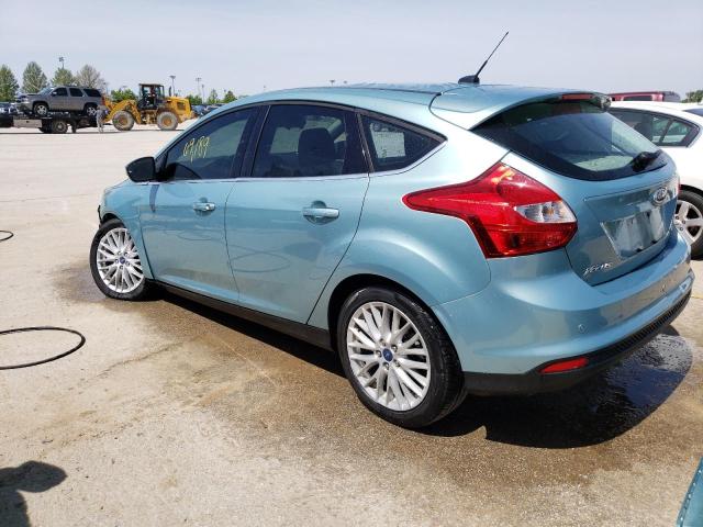 1FAHP3M29CL173682 - 2012 FORD FOCUS SEL TURQUOISE photo 2