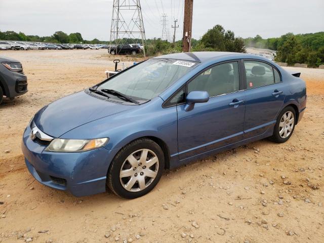 2HGFA16579H361591 - 2009 HONDA CIVIC LX BLUE photo 1