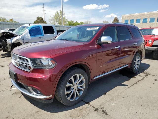 1C4RDJEG4GC423129 - 2016 DODGE DURANGO CITADEL BURGUNDY photo 1