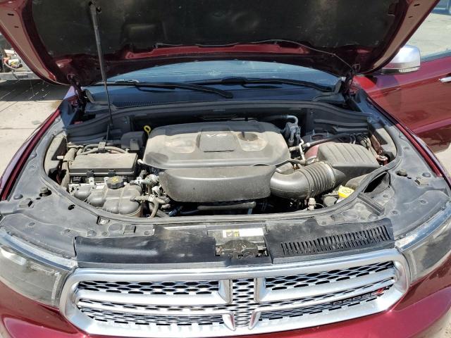 1C4RDJEG4GC423129 - 2016 DODGE DURANGO CITADEL BURGUNDY photo 12