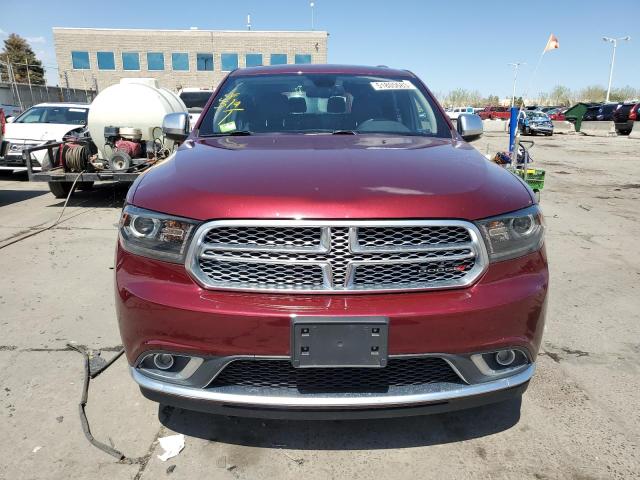 1C4RDJEG4GC423129 - 2016 DODGE DURANGO CITADEL BURGUNDY photo 5