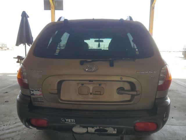 KM8SC13D52U235554 - 2002 HYUNDAI SANTA FE GLS GOLD photo 6