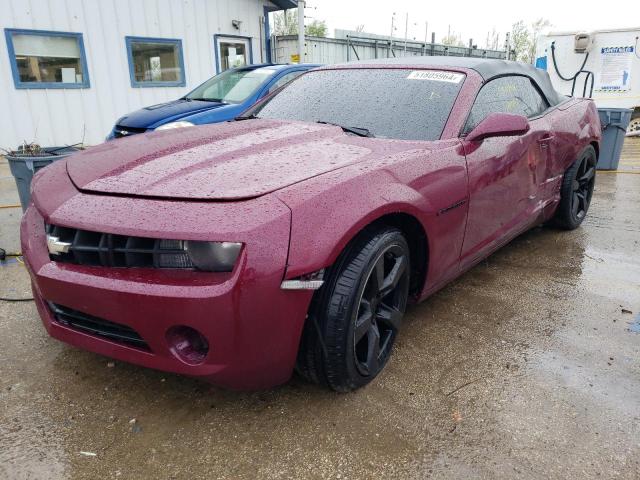 2G1FB3D39C9174873 - 2012 CHEVROLET CAMARO LT PURPLE photo 1