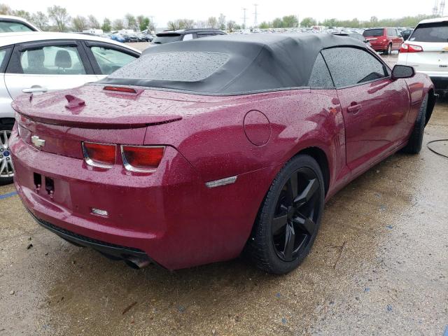 2G1FB3D39C9174873 - 2012 CHEVROLET CAMARO LT PURPLE photo 3