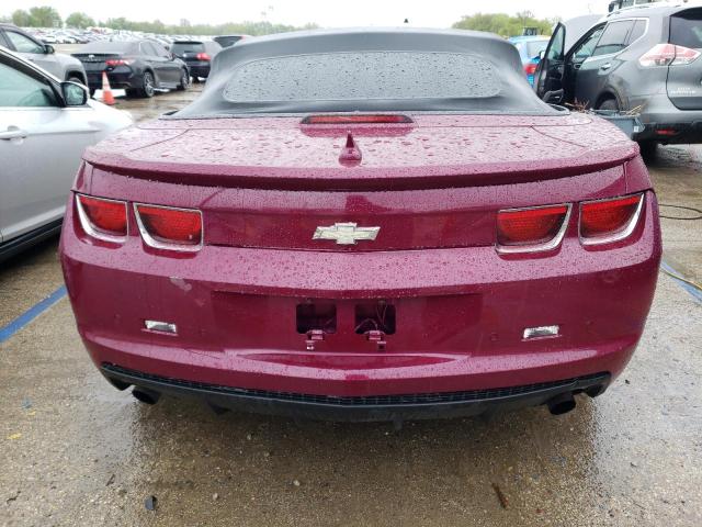 2G1FB3D39C9174873 - 2012 CHEVROLET CAMARO LT PURPLE photo 6