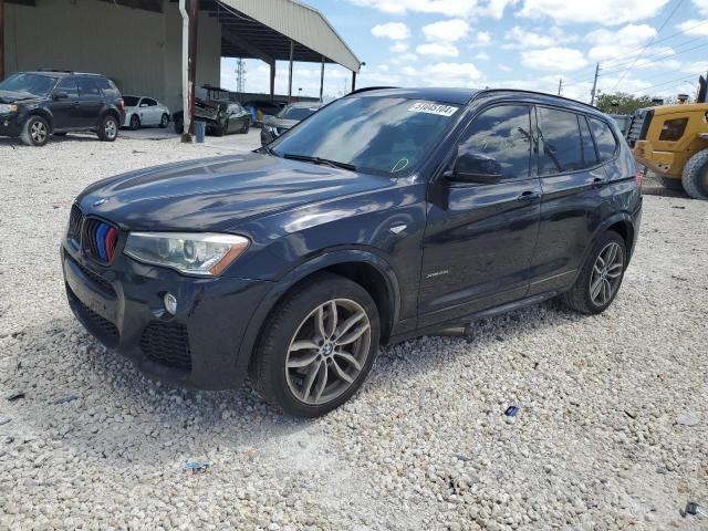 5UXWX9C58H0T04270 - 2017 BMW X3 XDRIVE28I BLACK photo 1