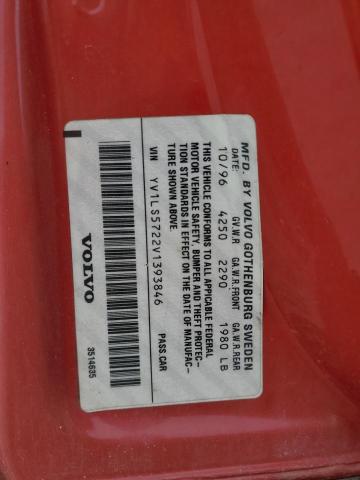 YV1LS5722V1393846 - 1997 VOLVO 850 T5 RED photo 12