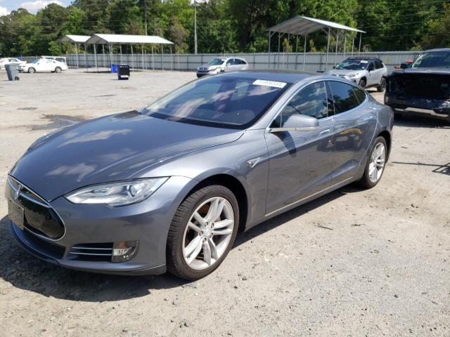 5YJSA1CN2DFP21897 - 2013 TESLA MODEL S GRAY photo 1