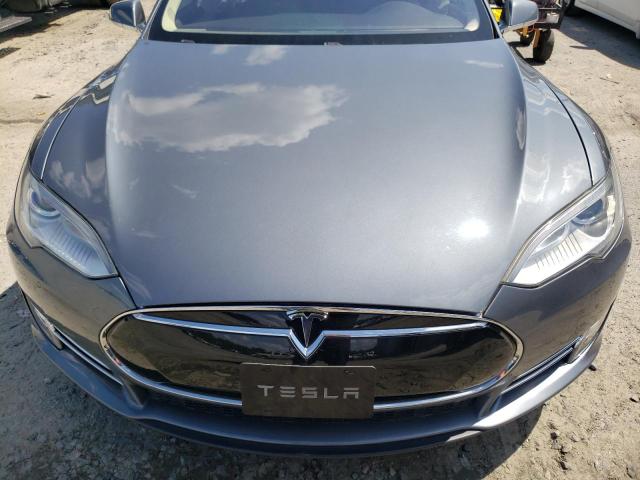 5YJSA1CN2DFP21897 - 2013 TESLA MODEL S GRAY photo 11