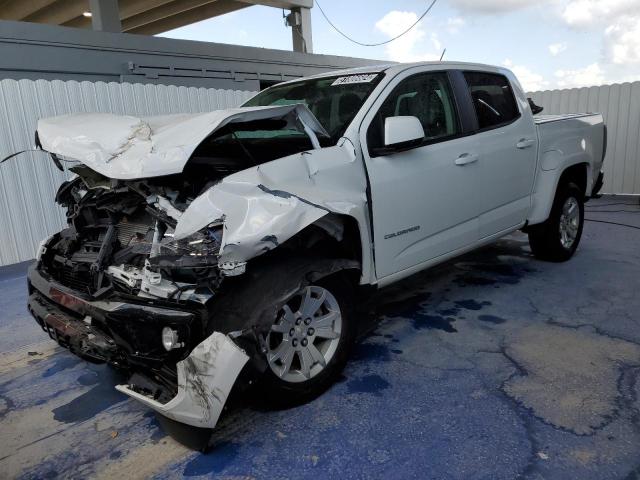 1GCGTCEN0N1130244 - 2022 CHEVROLET COLORADO LT WHITE photo 1