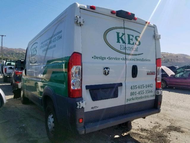 3C6TRVAG6GE100088 - 2016 RAM PROMASTER 1500 1500 STANDARD  photo 3