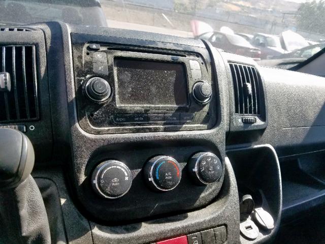 3C6TRVAG6GE100088 - 2016 RAM PROMASTER 1500 1500 STANDARD  photo 9