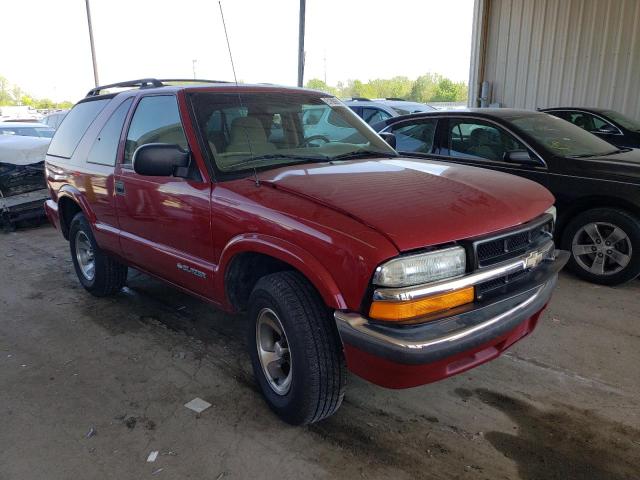 1GNCS18W61K252516 - 2001 CHEVROLET BLAZER RED photo 4