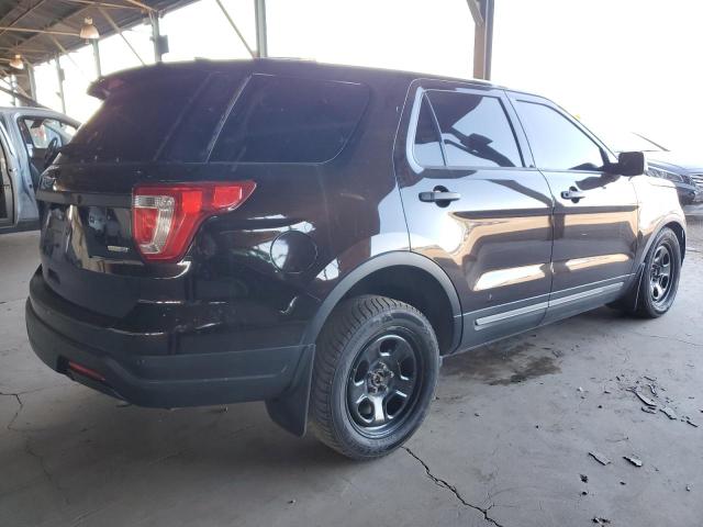 1FM5K8AR8JGA83581 - 2018 FORD EXPLORER POLICE INTERCEPTOR 棕色 照片 3