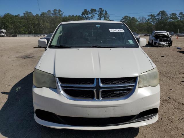 2C4RDGCG4CR219180 - 2012 DODGE GRAND CARA SXT WHITE photo 5