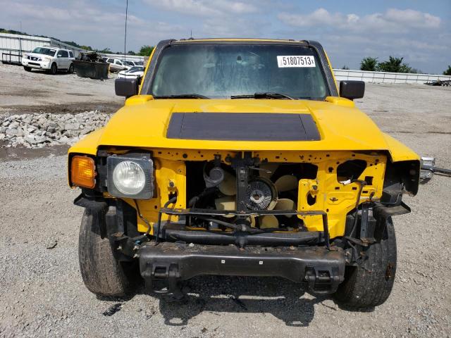 5GTDN136668105475 - 2006 HUMMER H3 YELLOW photo 5