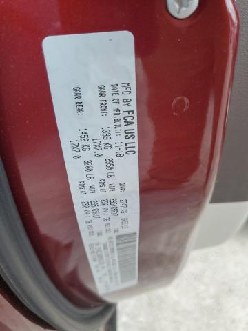 2C4RC1BG8KR561229 - 2019 CHRYSLER PACIFICA TOURING L Tünd qırmızı foto 13