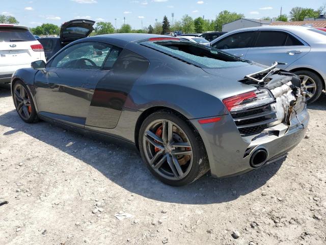 WUAAUAFG9EN000899 - 2014 AUDI R8 4.2 QUATTRO GRAY photo 2