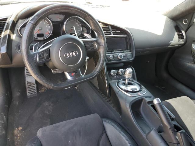 WUAAUAFG9EN000899 - 2014 AUDI R8 4.2 QUATTRO GRAY photo 8