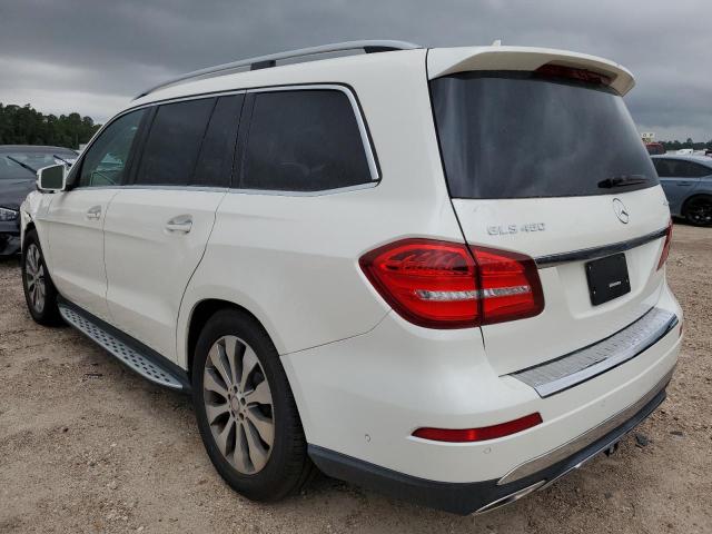 4JGDF6EE8HA815121 - 2017 MERCEDES-BENZ GLS 450 4MATIC WHITE photo 2