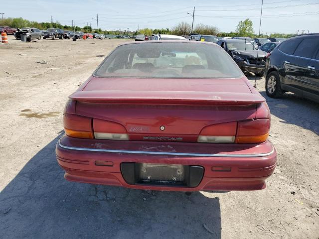 1G2HX53L7N1240489 - 1992 PONTIAC BONNEVILLE SE RED photo 6